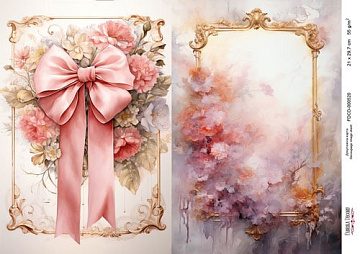 Decoupage-Karte #0520, 21x29,7 cm