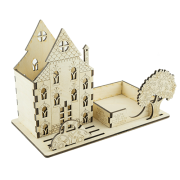 Desk organizer DIY kit "Old city", #02 - 2