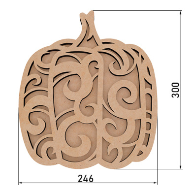 art-board-pumpkin-3-24-6-30-cm - 2