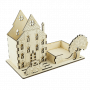 Desk organizer DIY kit "Old city", #02 - 0