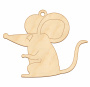 Фигурка для раскрашивания и декорирования, "Мышка 1" #305