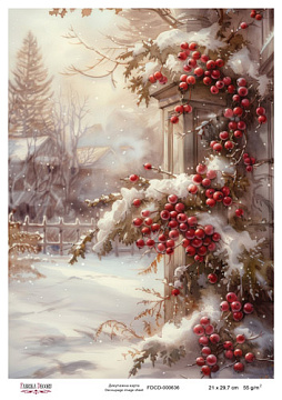 Decoupage card #0636, 21cm x 29,7cm