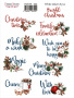 Set of stickers 8pcs Bright Christmas #322
