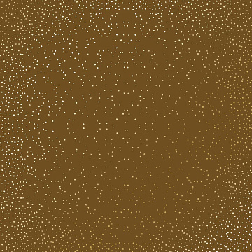 Sheet of single-sided paper with gold foil embossing, pattern Golden Mini Drops, color Milk chocolate, 12"x12"