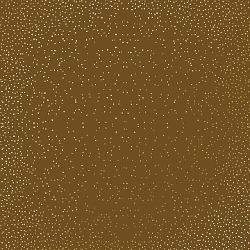 Sheet of single-sided paper with gold foil embossing, pattern Golden Mini Drops, color Milk chocolate, 12"x12"