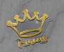Baza do megashakera, 15cm x 15cm, Figurowa ramka Księżniczka Korona