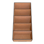 Organizer biurkowy na papiery, kartki, artykuły papiernicze, 120 x 250 x 140 mm, #025