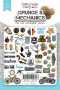 Set of die cuts Grunge&Mechanics, 77 pcs - 0