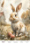 декупажная карта «пасхальный кролик-11» #000932, 21см x 29,7см фабрика декору