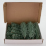 Set of artificial Christmas tree branches Blue 15pcs - 0