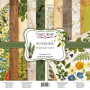 Double-sided scrapbooking paper set Summer botanical story 8"x8" 10 sheets