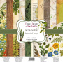 Doppelseitiges Scrapbooking-Papierset Summer botanical story, 20 cm x 20 cm, 10 Blätter