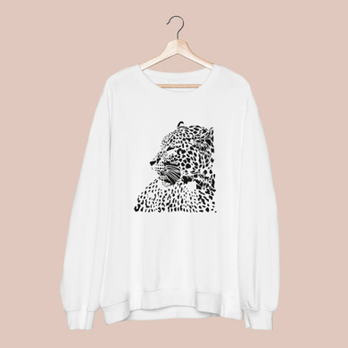 трафарет многоразовый xl (30х30см), леопард, #219 фабрика декору - 2