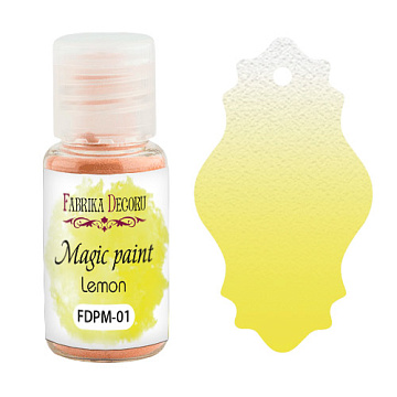 Sucha farba Magic paint Cytrynowa, 15 ml