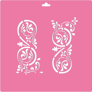 трафарет для мебели многоразовый, узор #194 - 2