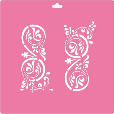 трафарет для мебели многоразовый, узор #194 - 2