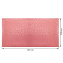 Skóra PU do oprawiania ze złotym tłoczeniem, wzór Golden Drops Rose vintage, 50cm x 25cm 