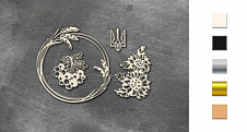 Набор чипбордов Inspired by Ukraine 10х15 см #802 color_Black