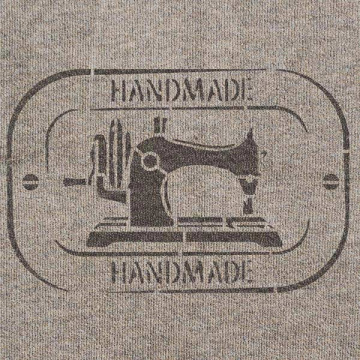 Stencil for decoration XL size (30*21cm), Handmade stamp #077 - 2