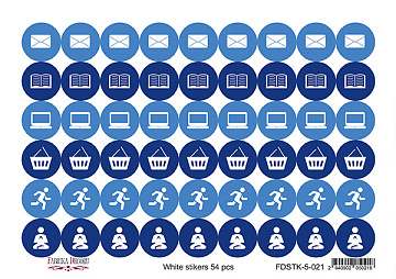 Set of stickers for journaling and planners #5-021