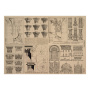 Набор односторонней крафт-бумаги для скрапбукинга History and architecture 42x29,7 см, 10 листов