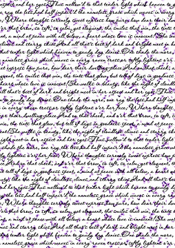 Overlay " Letter with lavender" 21х29,7 сm