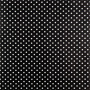 Kraft paper sheet 12"x12" White polka dots on black