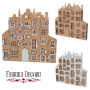Advent Calendar “Jolly Castle”, for 24 cells, DIY Kit #417