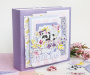 Kinderalbum für Scrapbooking "Baby girl", DIY-Kreativ-Kit, 20cm x 20cm, #02