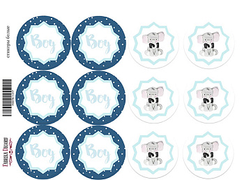 Journaling stickers set #1-017