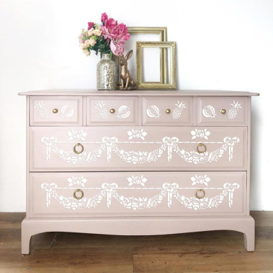 трафарет многоразовый xl (30х21см), тропический орнамент #012 фабрика декору - 2