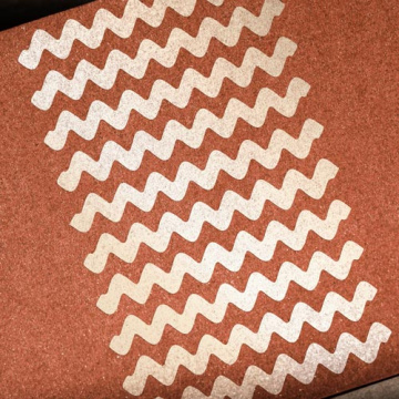 Stencil for crafts 15x20cm "Waves" #089 - 2 Stencil for crafts 15x20cm "Waves" #089 - 2