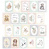 набор карточек для декорирования baby shabby №1 30,5х30,5 см