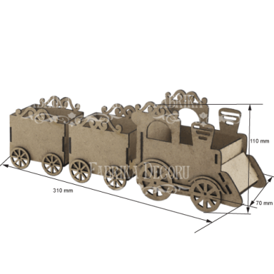 декоративный элемент для кэнди-бара "поезд" #066 фабрика декору - 2