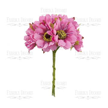 Bouquet of chamomiles pink, 6pcs