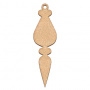 Blank for decoration New year tree toy 30, #461