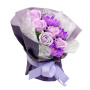 Bouquet of chrysanthemums and purple roses “Purple chic” - 3