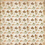 Sheet of double-sided paper for scrapbooking Botany autumn #9-04 12"x12"