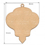 Blank for decoration New year tree toy 12, #443 - 0