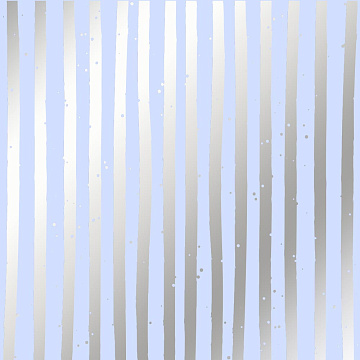 Blatt aus einseitigem Papier mit Silberfolienprägung, Muster Silver Stripes Purple 12"x12"