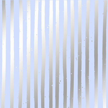Sheet of single-sided paper embossed with silver foil, pattern Silver Stripes Purple 12"x12" 