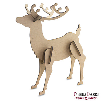 Blank for decoration "Christmas deer" #114