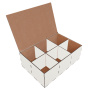 подарочная коробка на 6 секций с откидной крышкой, набор diy #287 фабрика декору
