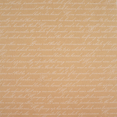 лист крафт бумаги с рисунком письмо белым на крафте 30х30 см