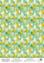 Deco vellum colored sheet Pineapple, A3 (11,7" х 16,5")