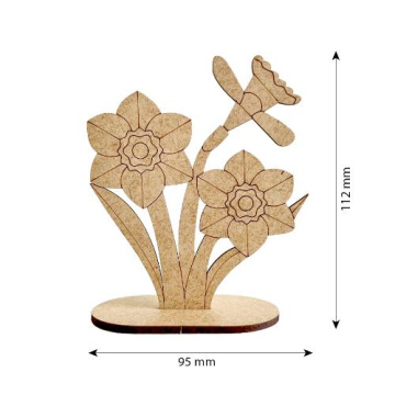 Figurine for painting and decorating #536 "Daffodils" - 2