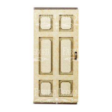 3D figures for decorating dollhouses and shadow boxes, The door, Set #283 - 2 3D figures for decorating dollhouses and shadow boxes, The door, Set #283 - 2