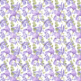 Blatt doppelseitiges Papier für Scrapbooking Majestic Iris #18-01 12"x12"