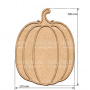  Art board Pumpkin 23х30 cm - 0