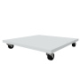 Mobile platform for cabinets, 400 x 400 x 16mm, color White